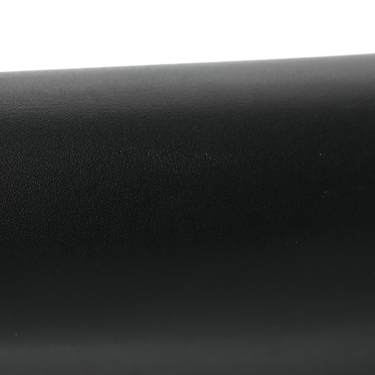 Smooth Calfskin Money Elongate Clutch Black