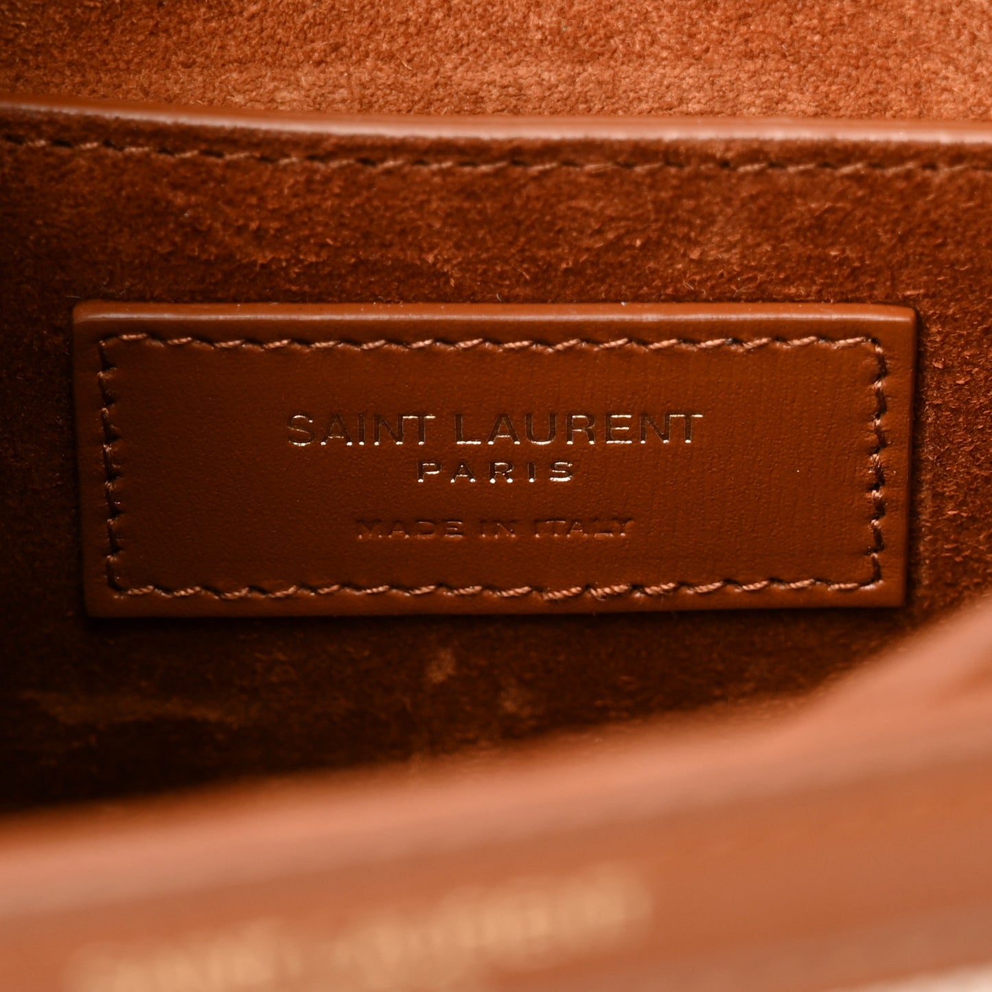 Canvas Calfskin Mini Classic Monogram Cassandra Top Handle Tan Natural