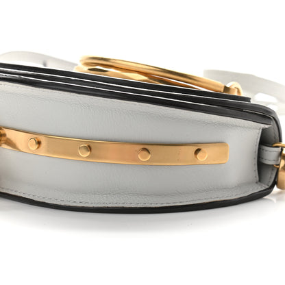 Chloe Calfskin Small Nile Bracelet Minaudiere Bag Motty Grey 10 of 10