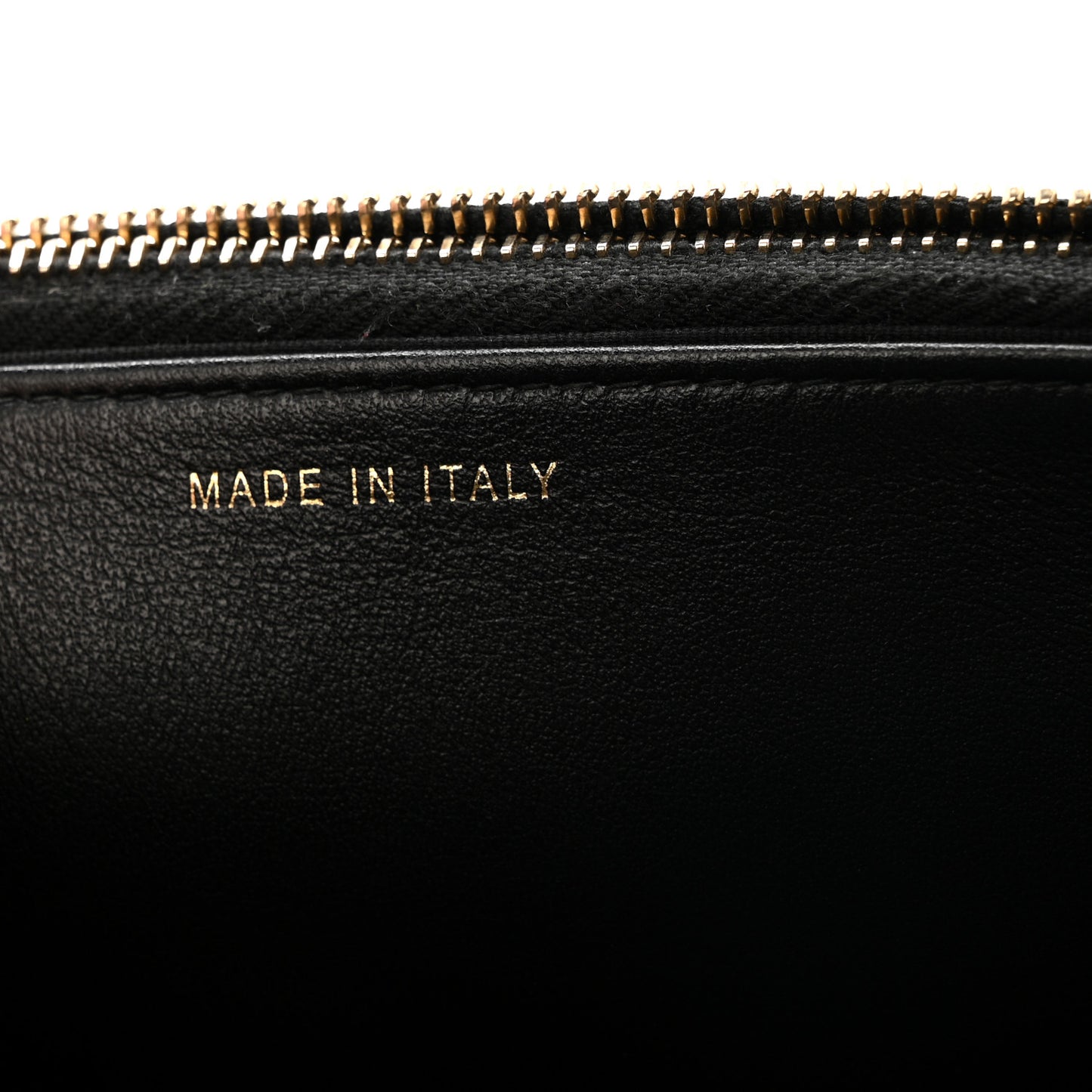 Caviar Quilted Golden Class Wallet On Chain WOC Black