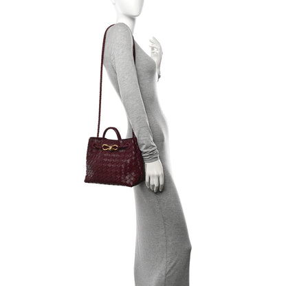 Bottega Veneta Nappa Intrecciato Small Andiamo Shoulder Bag Barolo 2 of 9