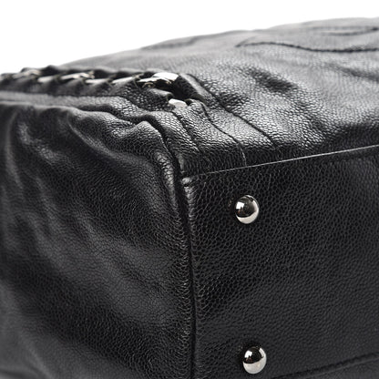 Chanel Glazed Caviar Modern Chain Tote Black 8 of 11