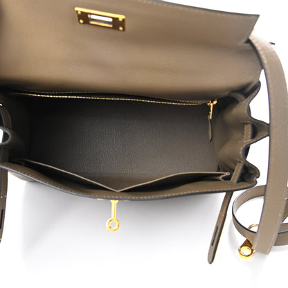 Hermes Evercolor Kelly Retourne 28 Origan 4 of 13