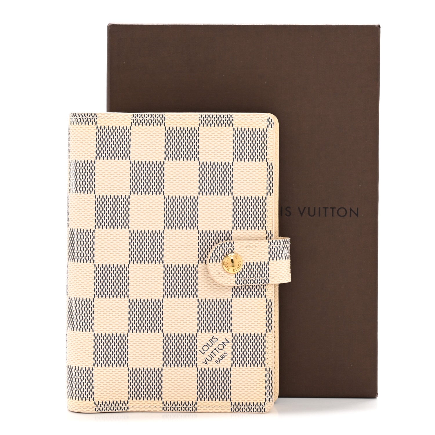 Louis Vuitton Damier Azur Small Ring Agenda Cover 9 of 9