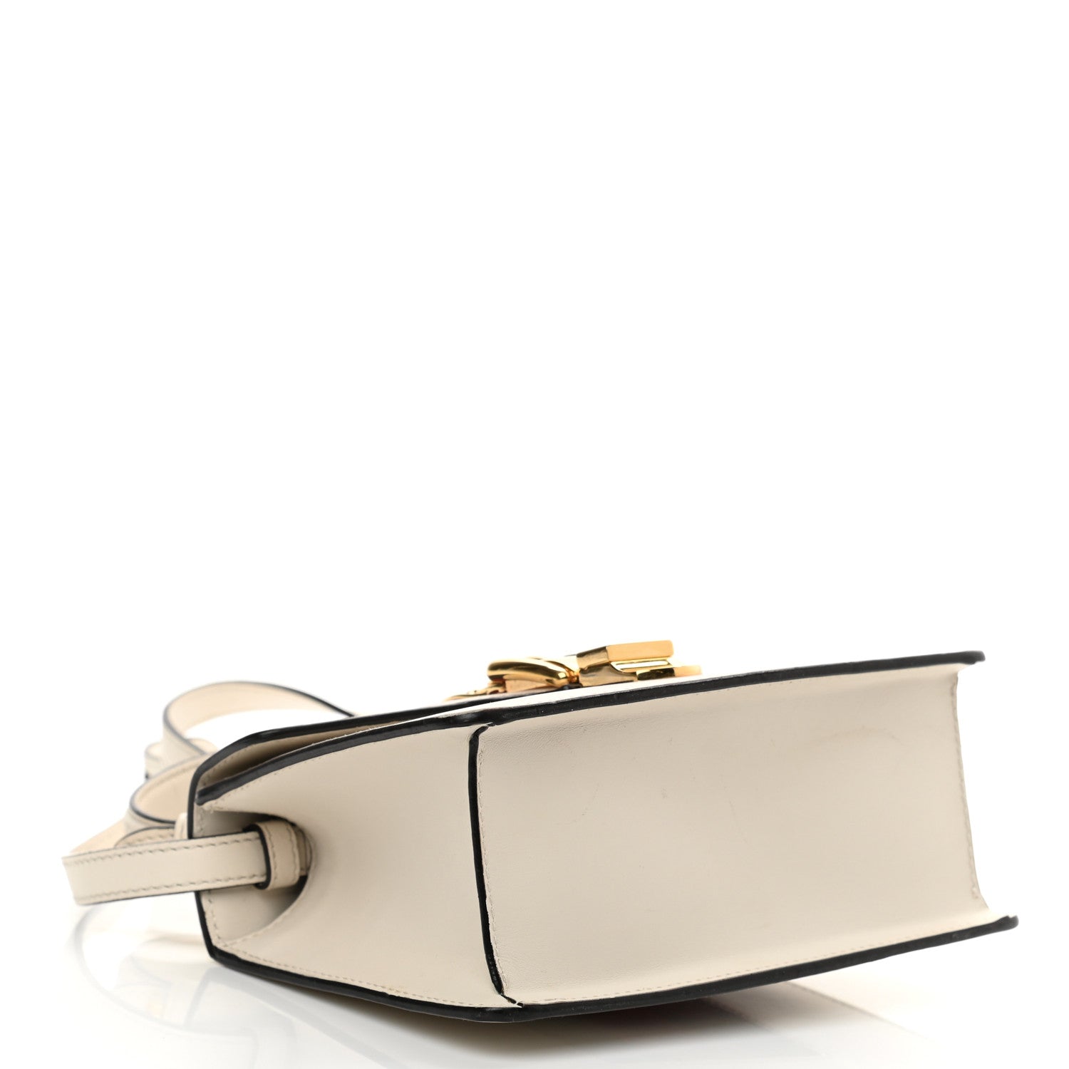 Gucci Calfskin Mini Sylvie Top Handle Bag White 4 of 21