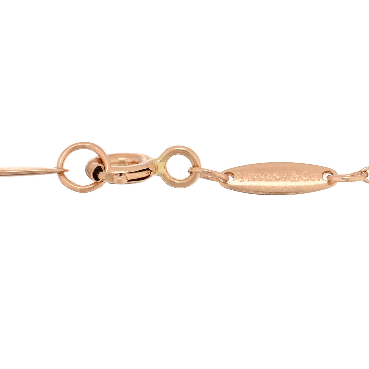 18K Rose Gold Diamond .10ct Elsa Peretti Diamonds by the Yard Bracelet