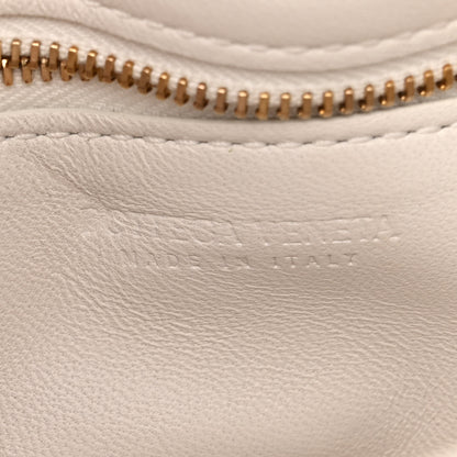 Bottega Veneta Nappa Maxi Intreccio Small Padded Cassette Crossbody Bag White 7 of 10