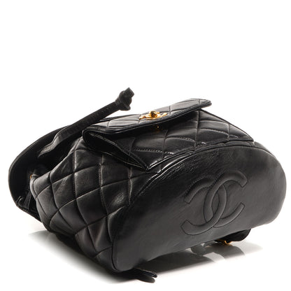 Chanel Lambskin Quilted Backpack Black 4 of 8