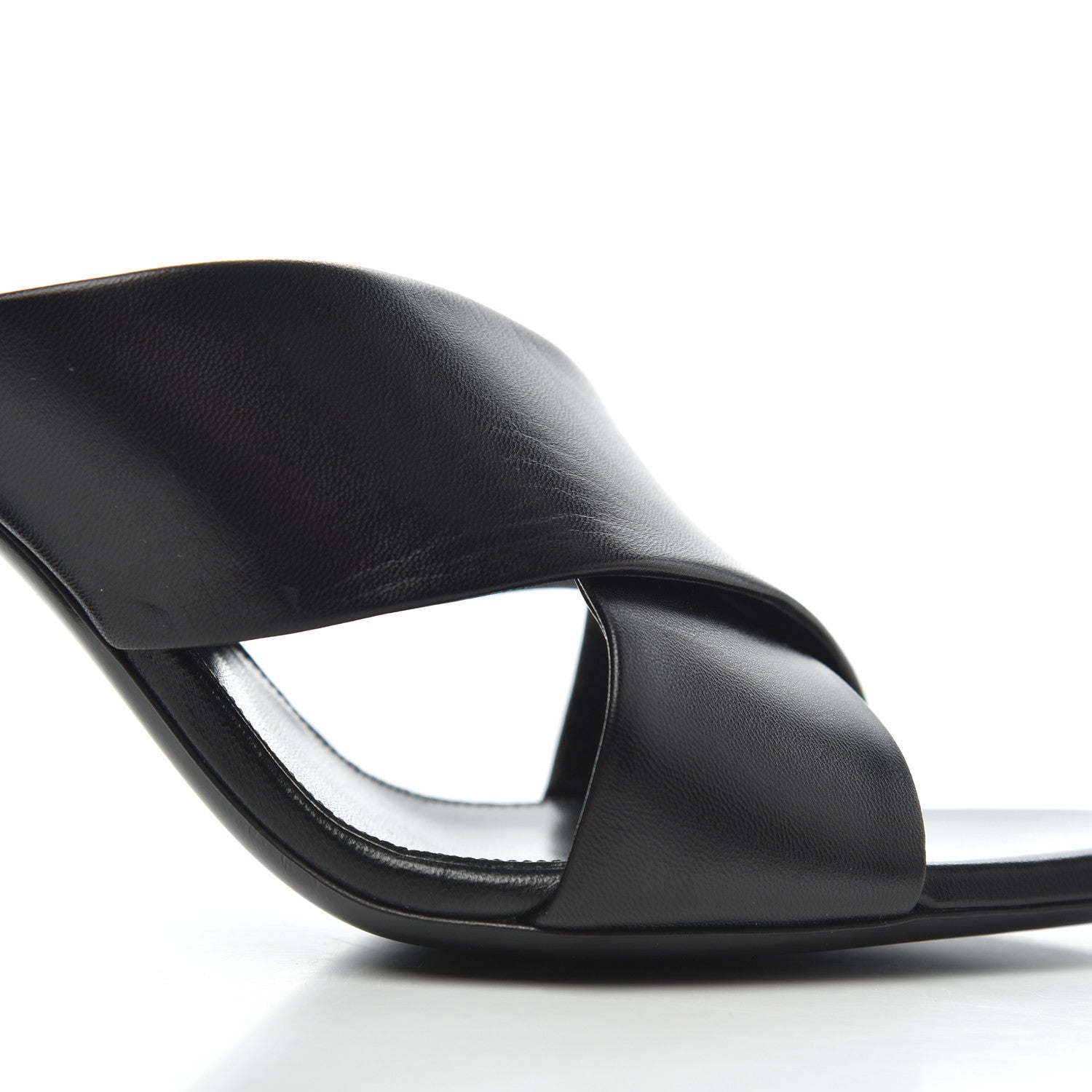 Saint Laurent Calfskin LouLou Mules 38.5 Black 12 of 15