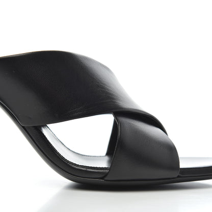 Saint Laurent Calfskin LouLou Mules 38.5 Black 12 of 15