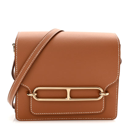 Hermes Evercolor Mini Sac Roulis Gold 1 of 11