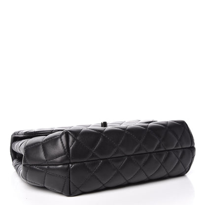 Chanel Lambskin Quilted Small Daily Supple Flap Black 4 of 12