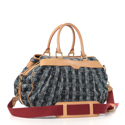 Louis Vuitton Denim Raye Cabas GM 3 of 14