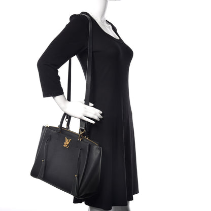 Louis Vuitton Calfskin Lockmeto Black 2 of 9