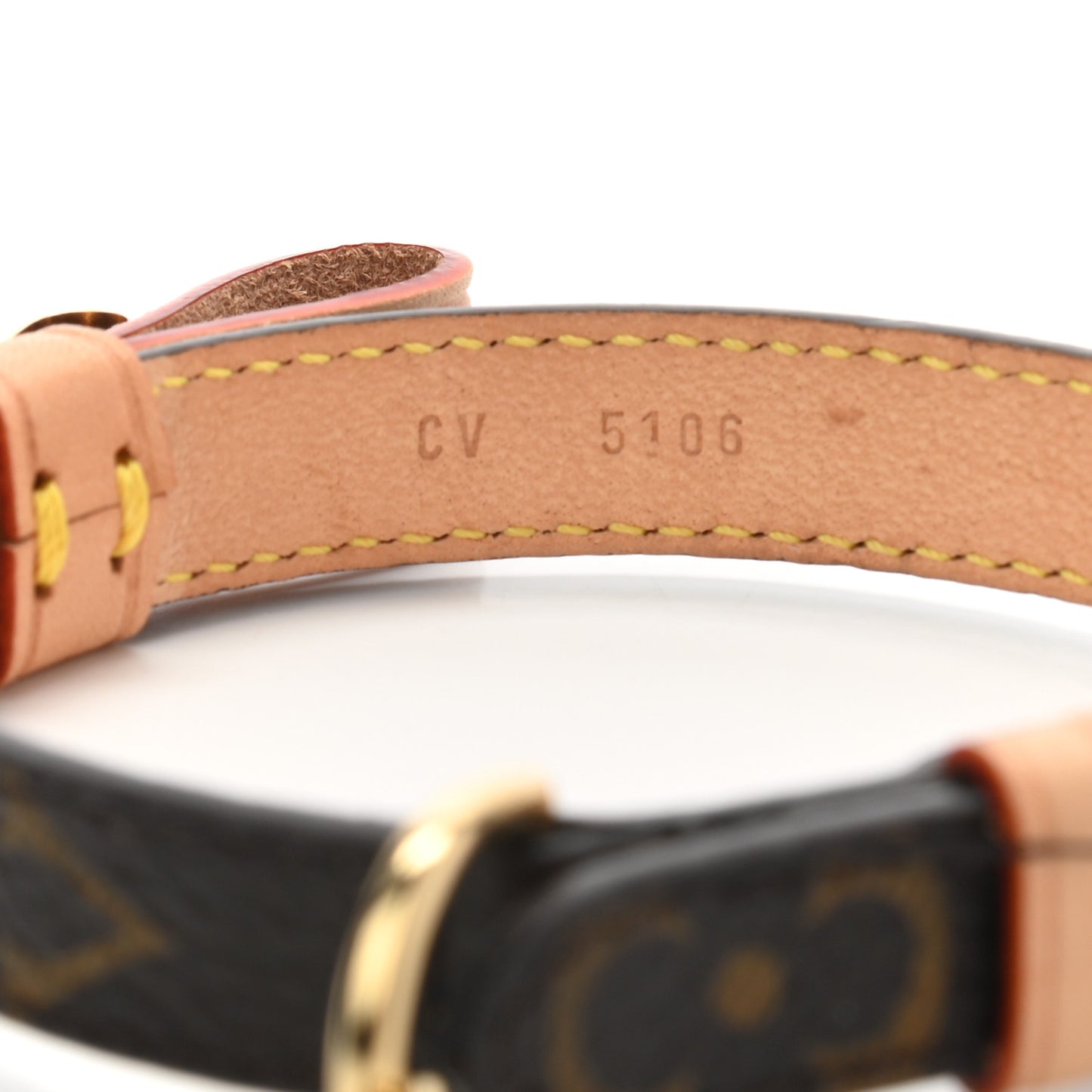 Monogram Baxter Dog Collar XS