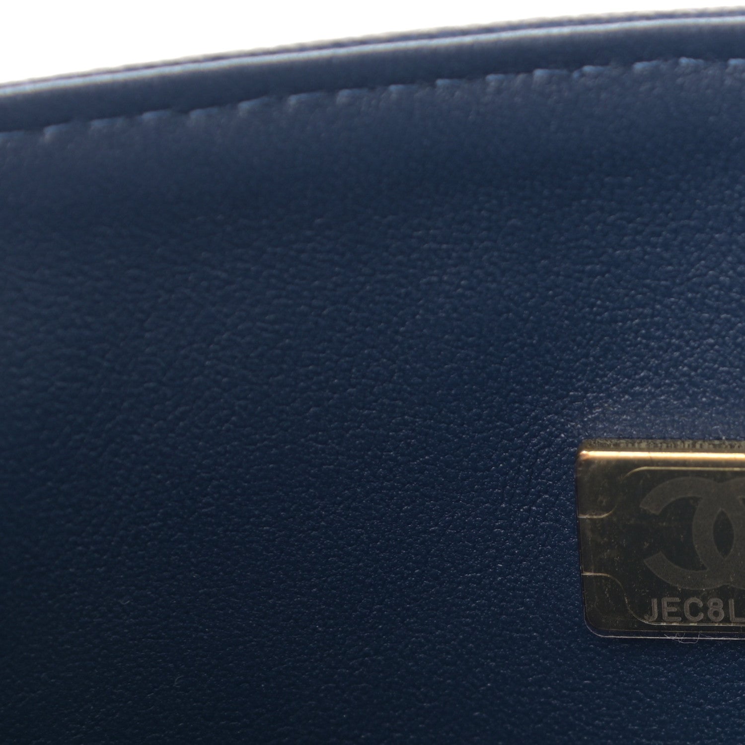 Chanel Caviar Quilted Small Double Flap Blue 7 of 10