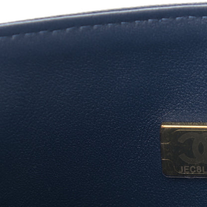Chanel Caviar Quilted Small Double Flap Blue 7 of 10