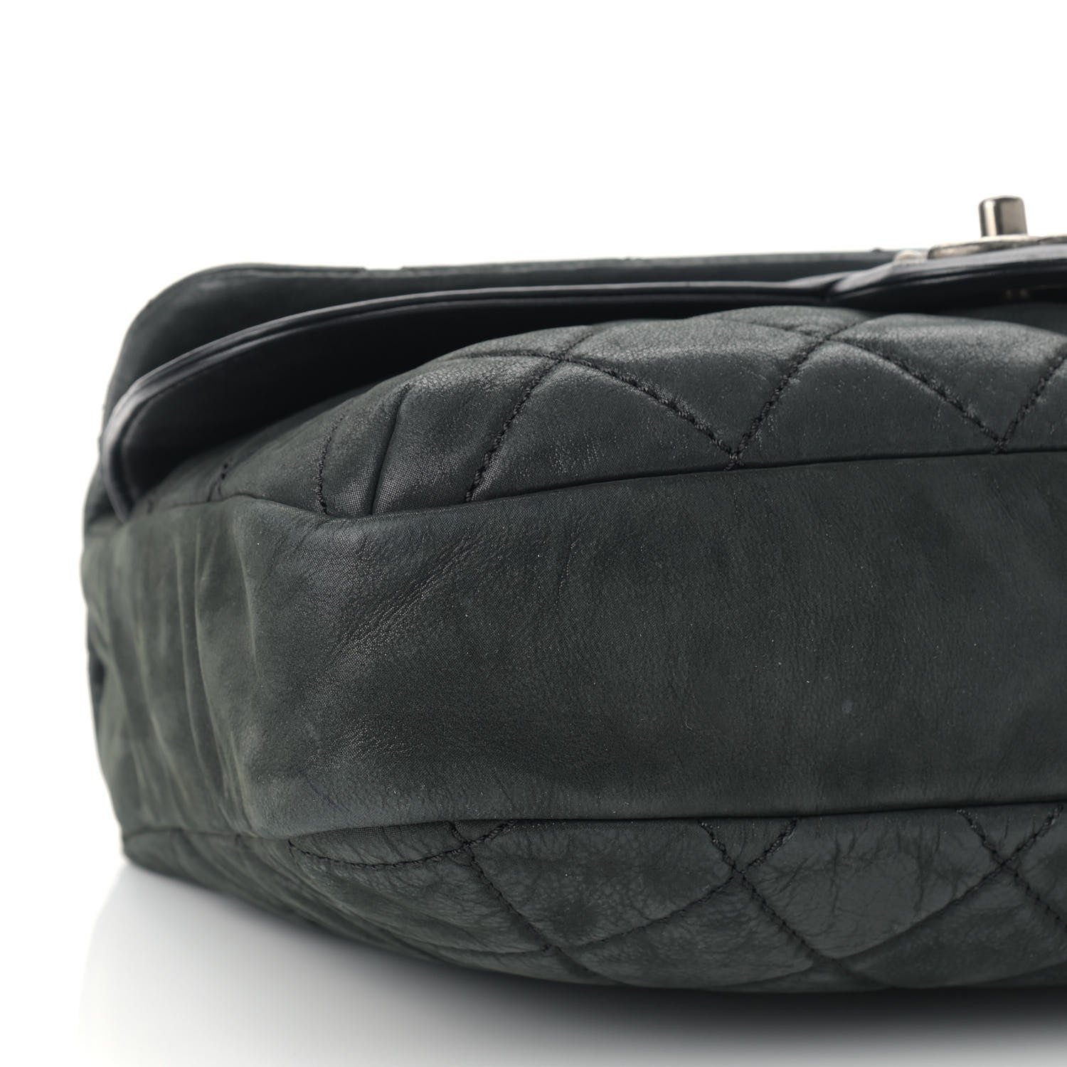 Chanel Iridescent Calfskin Jumbo In the Mix Double Flap Black 8 of 10