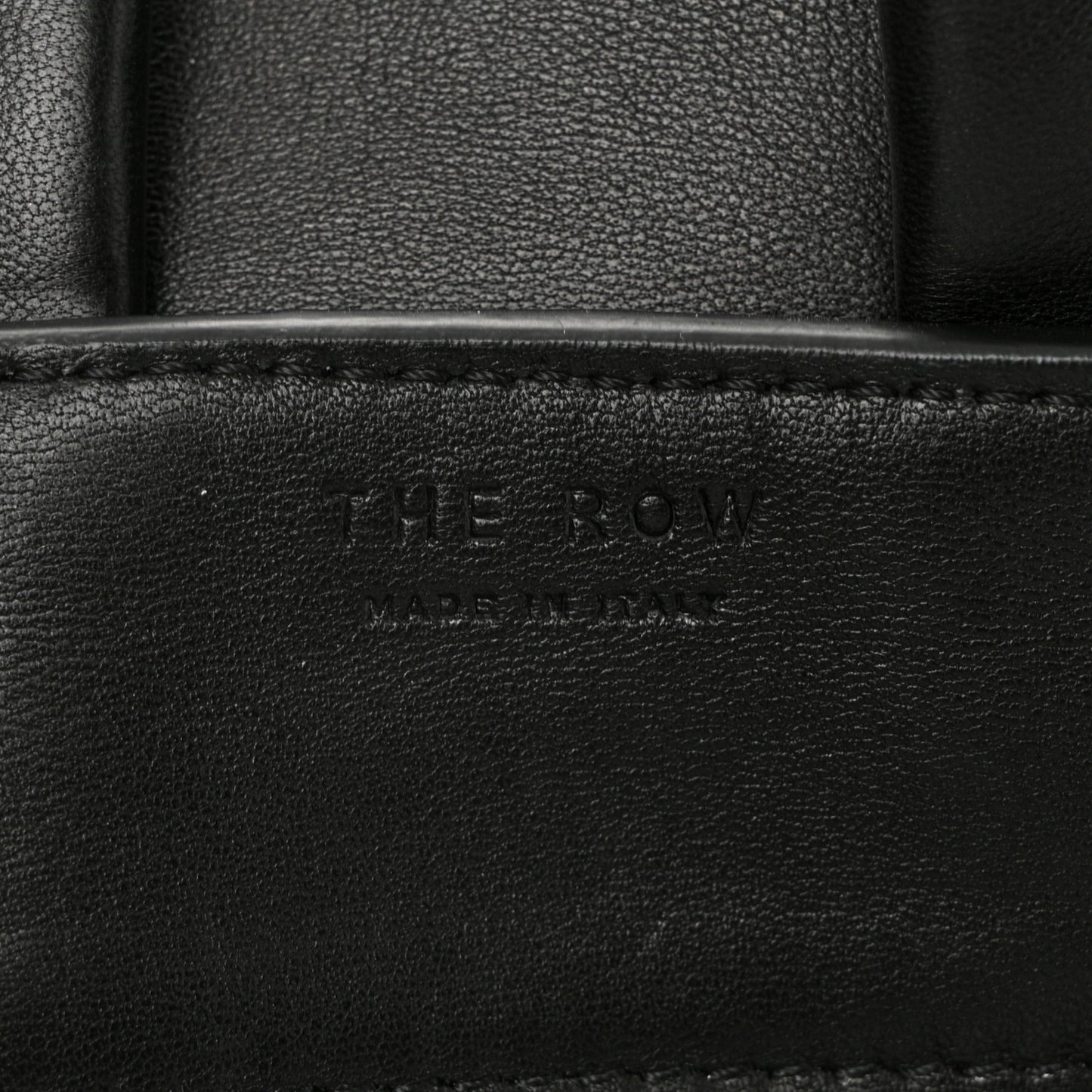 Calfskin Pleated Peggy Tote Black