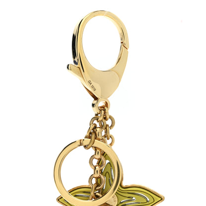 Louis Vuitton Resin Naif Bag Charm Grey Green 4 of 5