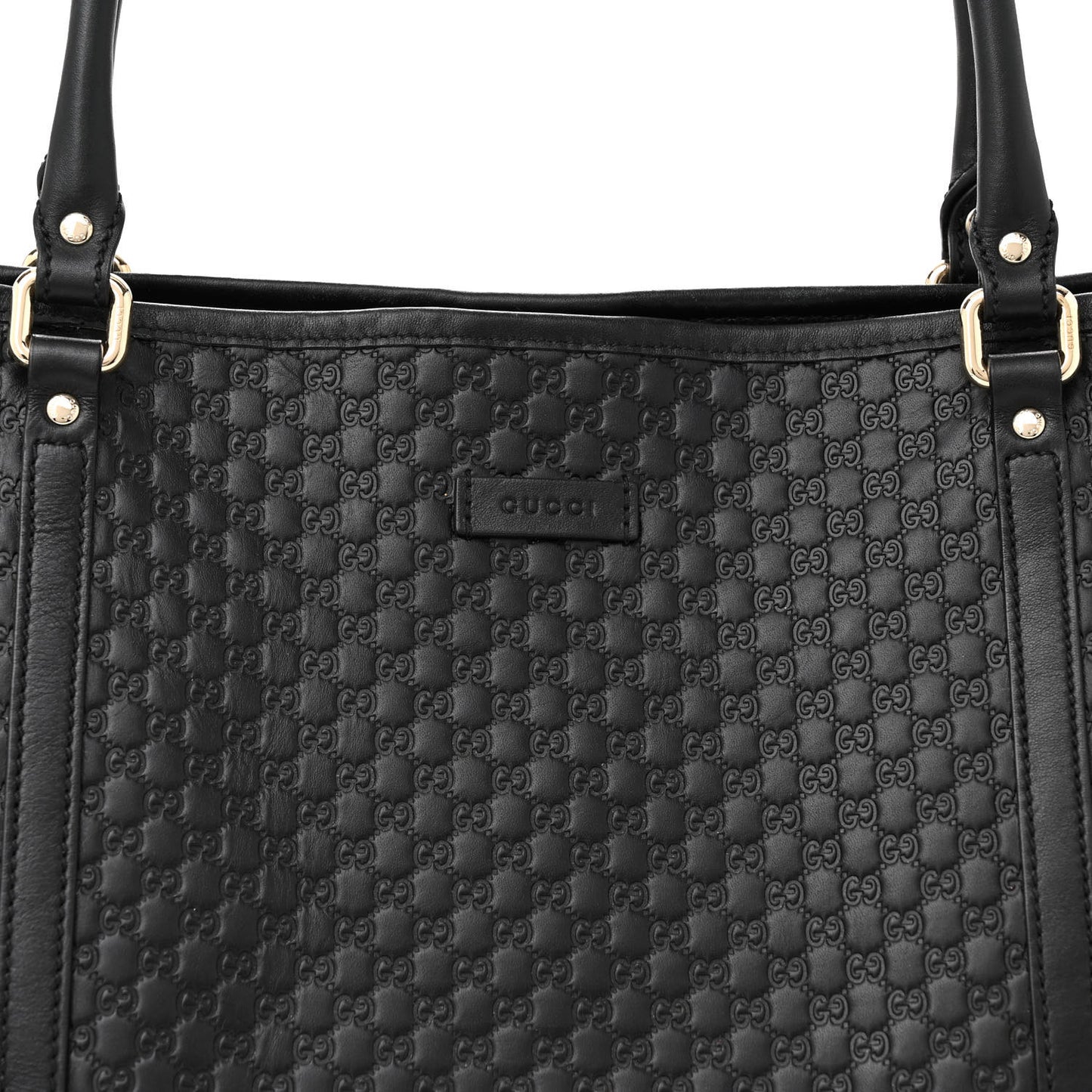 Microguccissima Medium Joy Tote Black