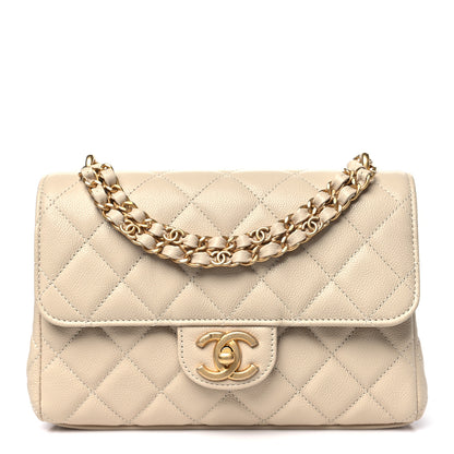 Chanel Caviar Quilted Small Coco First Flap Beige 1 of 10