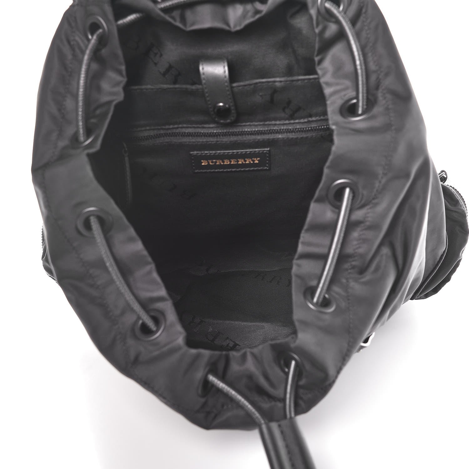 Burberry Technical Nylon Large Rucksack Backpack Black 5 of 8