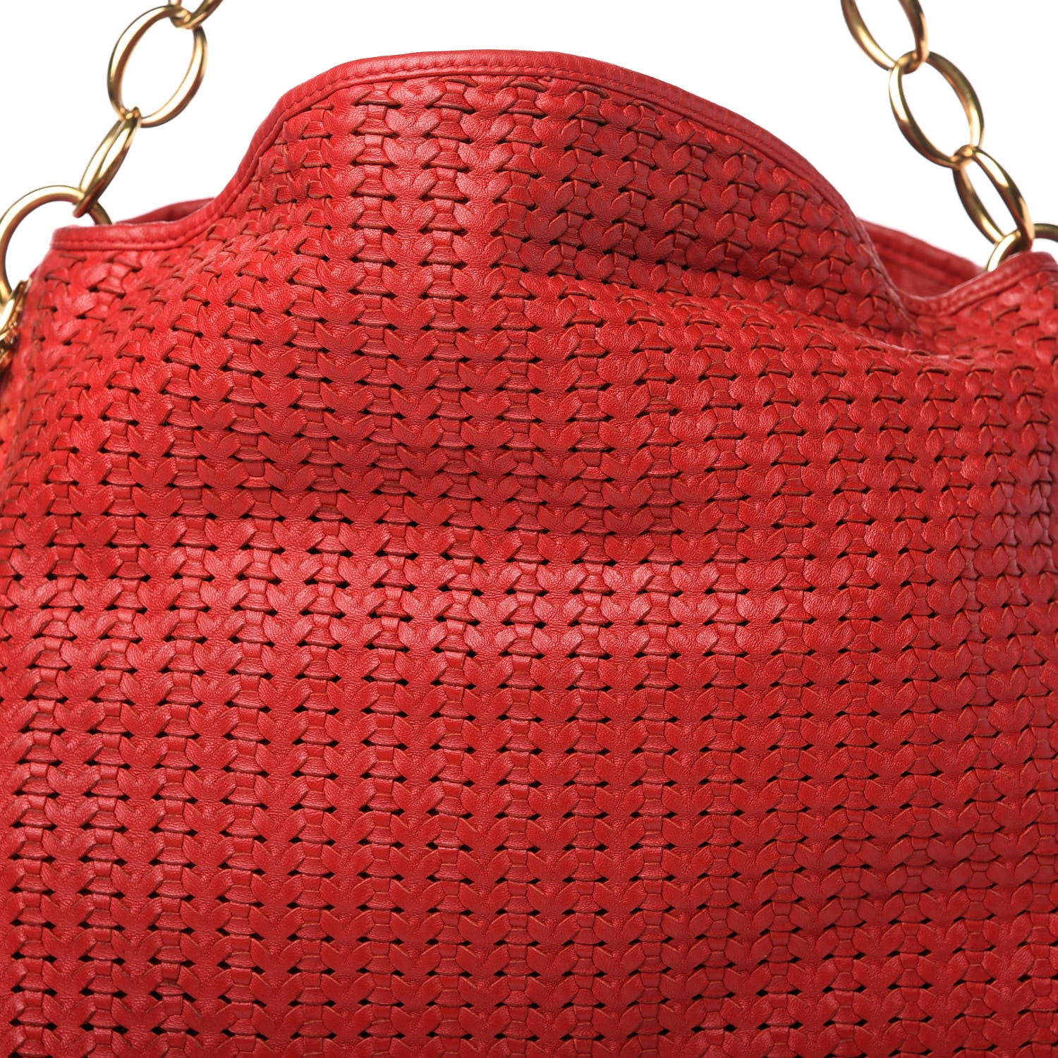 Christian Dior Lambskin Woven Dior Soft Hobo Rouge Moyen 10 of 13
