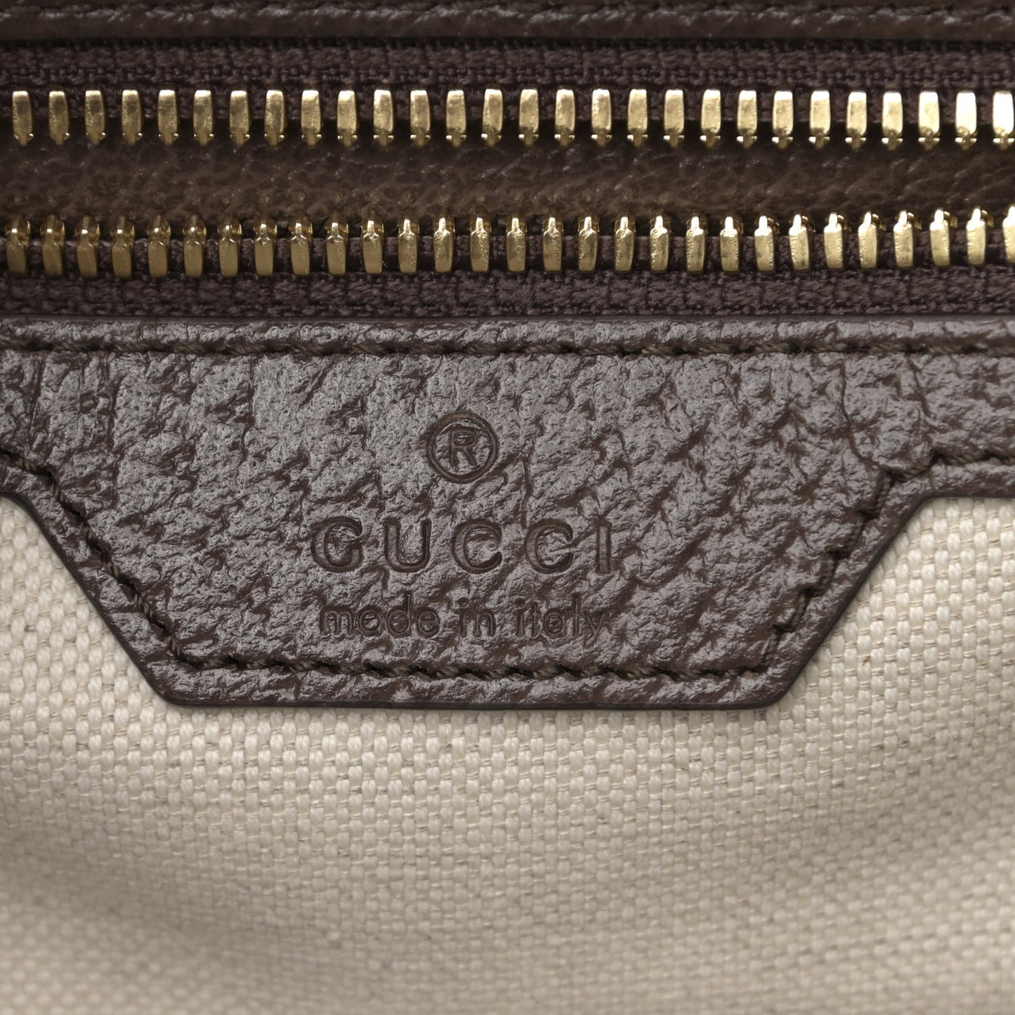 GG Supreme Monogram Equestrian Textured Dollar Calfskin Retro Interlocking G Buckle Backpack Beige Ebony Multicolor New Acero