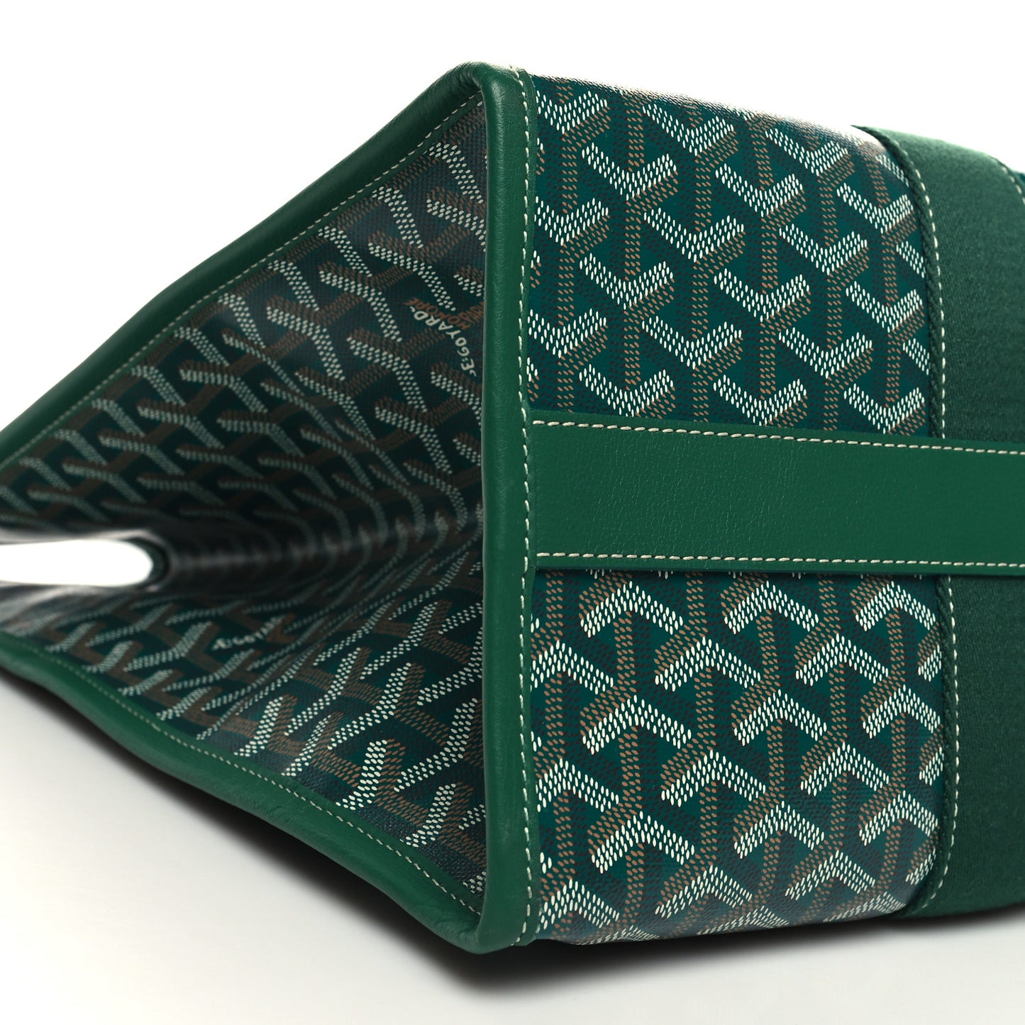 Goyardine Villette Tote Green Green