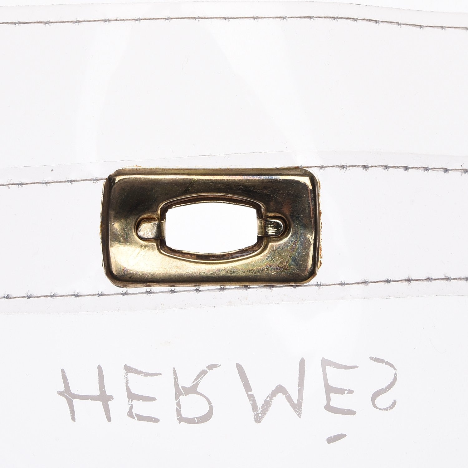Hermes Vinyl Souvenir De L'Exposition Kelly Transparent 8 of 11