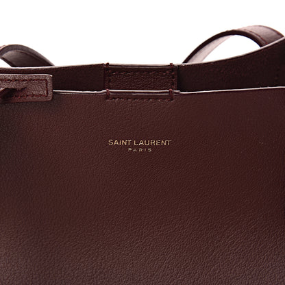 Saint Laurent Calfskin Large Shopping Tote Bordeaux 7 of 11