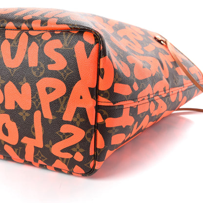 Louis Vuitton Monogram Graffiti Neverfull GM Orange 6 of 16
