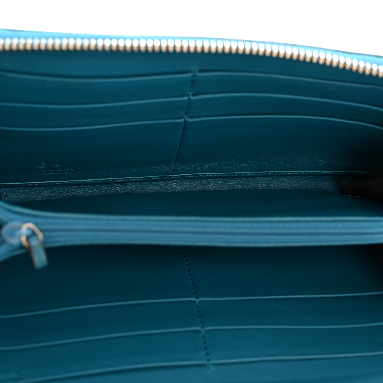 Gucci Microguccissima Zip Around Wallet Deep Cobalt 5 of 11