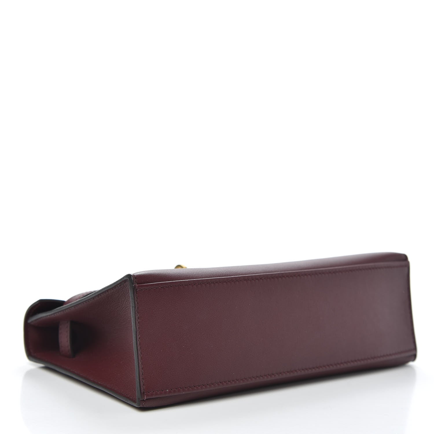 Hermes Swift Kelly Pochette Clutch Bordeaux 4 of 10
