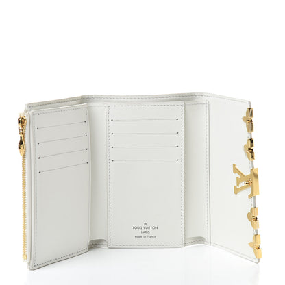 Louis Vuitton Taurillon Capucines Compact Wallet White 5 of 8