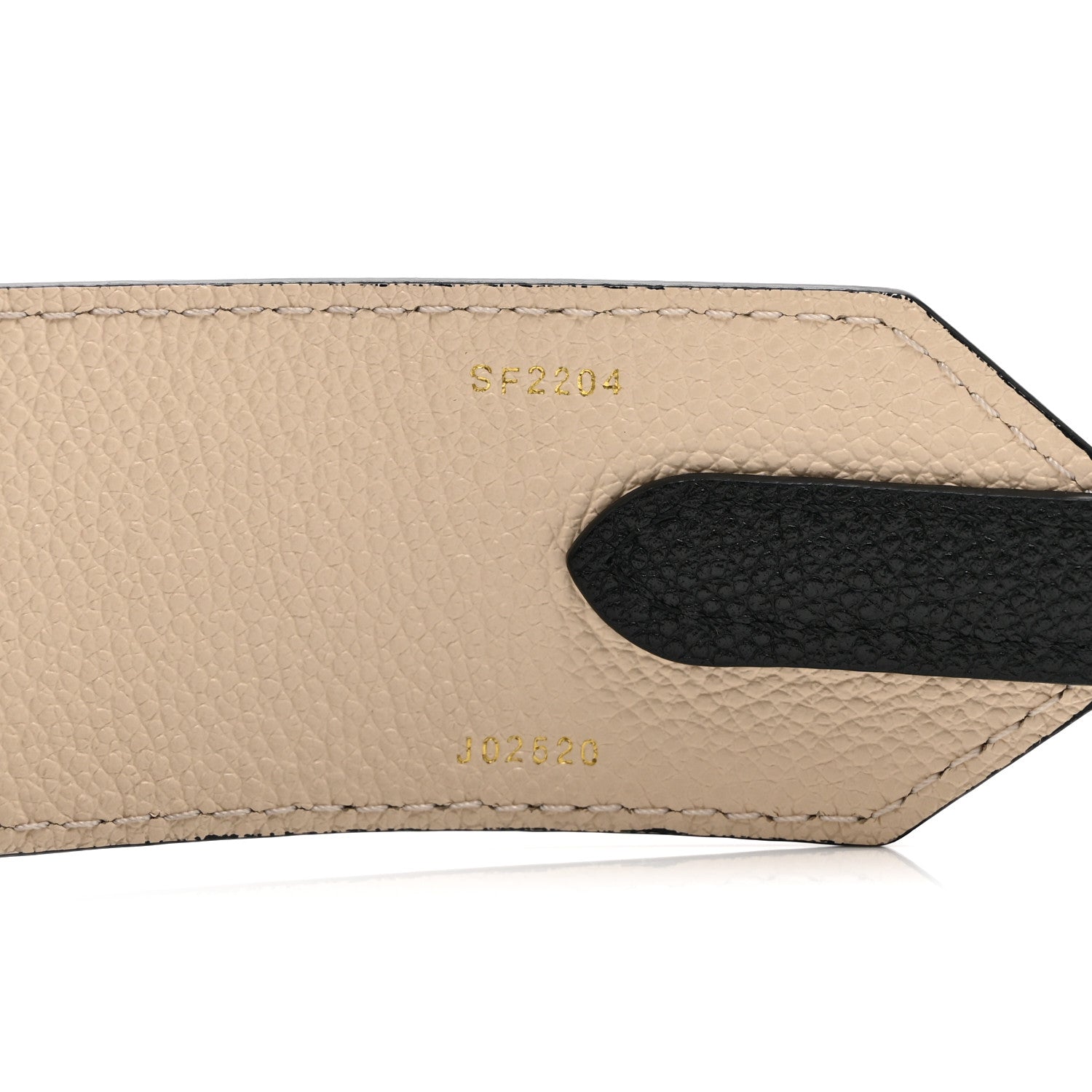 Louis Vuitton Empreinte Monogram Bandouliere Shoulder Strap Black Beige 4 of 6