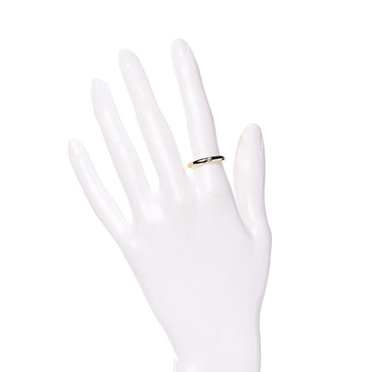 Tiffany 18K Yellow Gold Diamond Elsa Peretti Band Ring 52 6 2 of 5