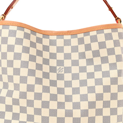 Louis Vuitton Damier Azur Delightful MM Pink 9 of 12
