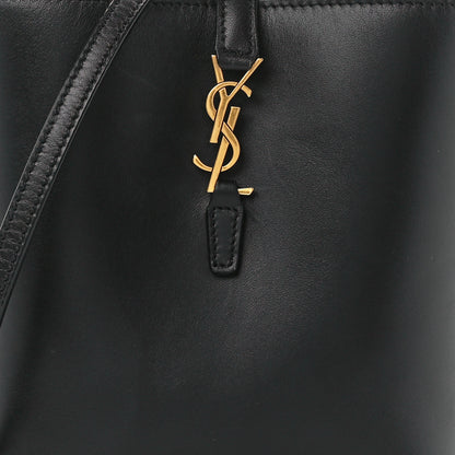 Saint Laurent Shiny Calfskin Le 37 Mini Bucket Bag Black 8 of 11