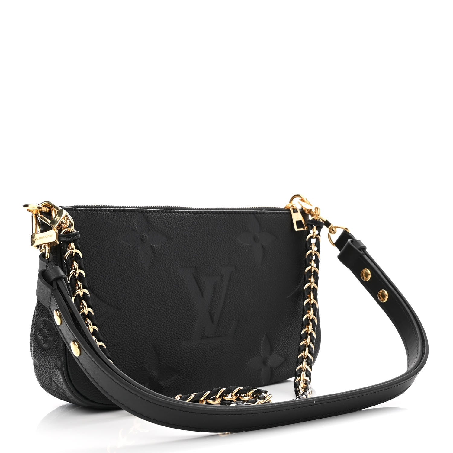 Louis Vuitton Empreinte Monogram Giant Multi Pochette Accessories Black 3 of 11