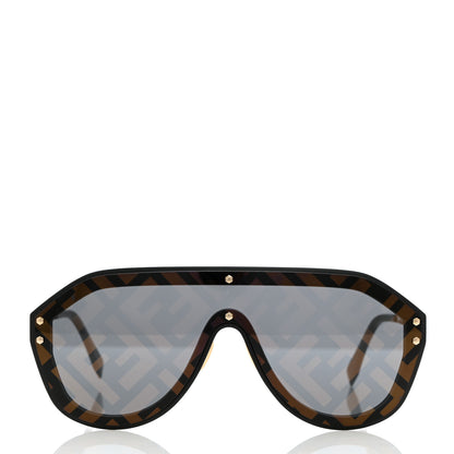 Fendi FF Fabulous Shield Sunglasses FF M0039/G/S Brown 2 of 8