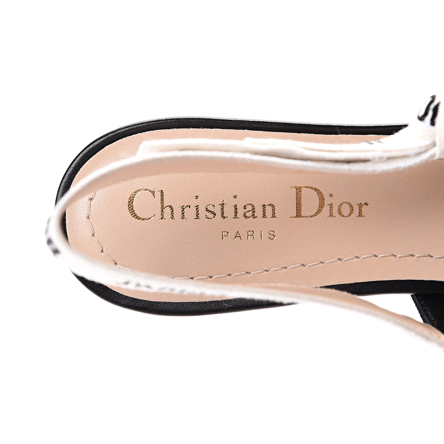 Technical Canvas Ribbon J'Adior Slingback Ballet Flats 37 Black