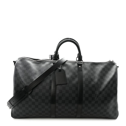 Louis Vuitton Damier Graphite Keepall Bandouliere 55 1 of 8