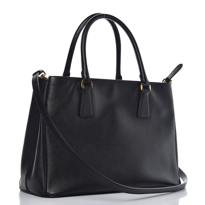 Prada Saffiano Lux Medium Tote Nero Black 4 of 13