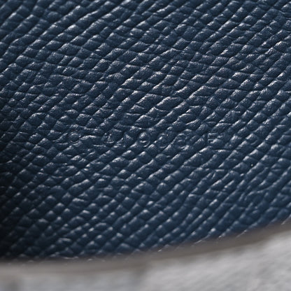 Hermes Epsom Verso Medium Kelly Wallet Gris Asphalt Bleu Indigo 9 of 12