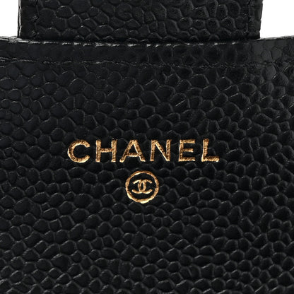 Chanel Caviar Quilted Large Gusset Flap Wallet Black 6 of 9