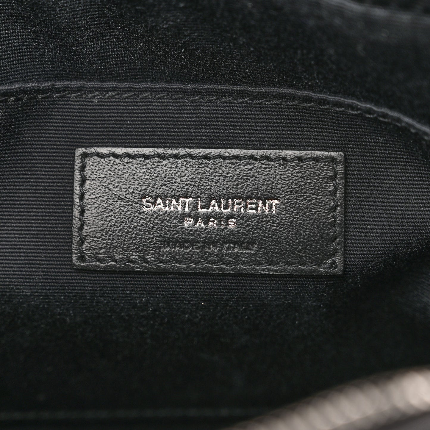 Calfskin Matelasse Monogram Lou Camera Bag Black