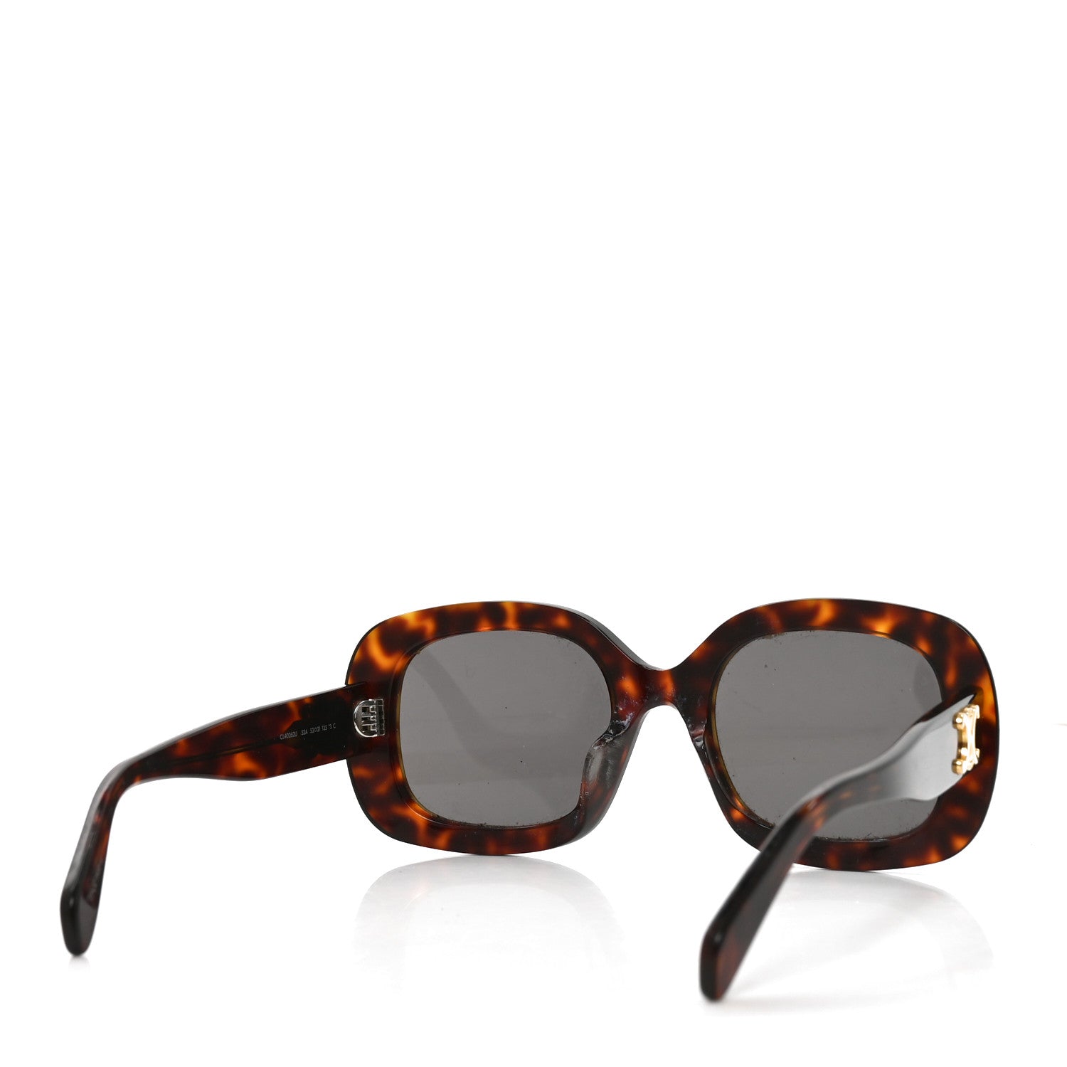 Celine Acetate Triomphe 01 Sunglasses CL40262U Tortoise 9 of 12