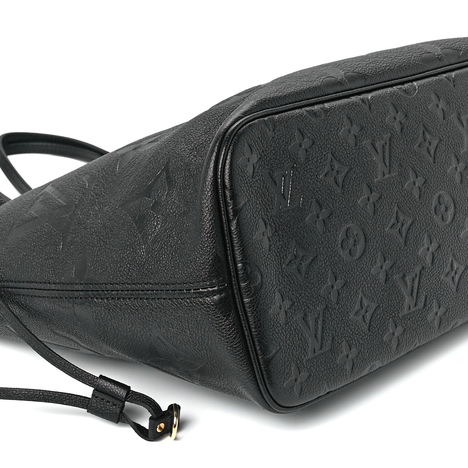 Louis Vuitton Empreinte Monogram Giant Neverfull MM Black 9 of 10